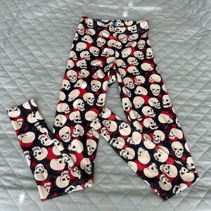 Blackmilk HWMF Splatter Skull Leggings